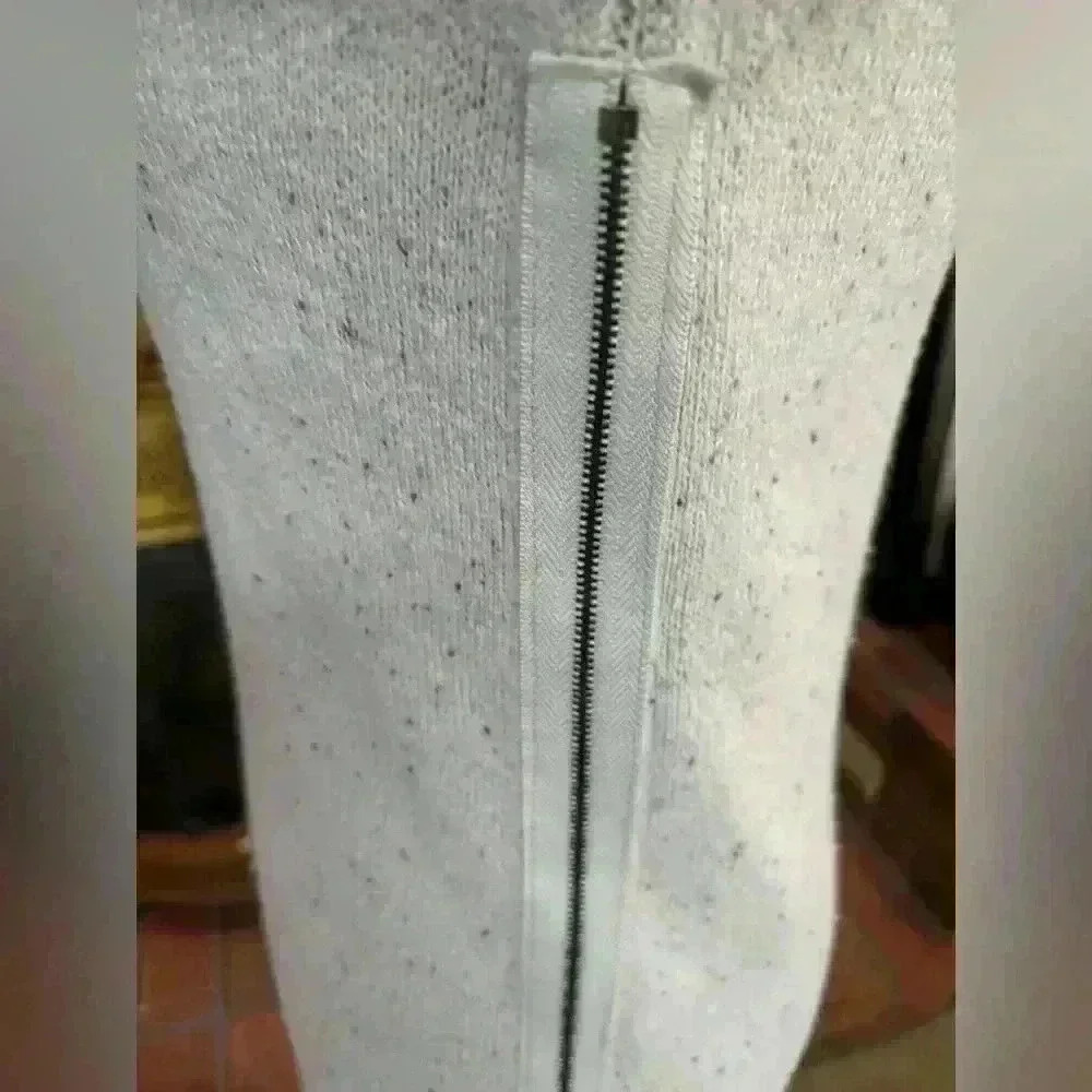 ANTHROPOLOGIE RUBY MOON SIDE ZIP UP WOOL/ COTTON BLEND SWEATER SZ SMALL - Picture 7 of 9